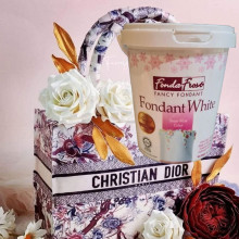 Kẹo đường mềm trắng Fancy Frost Fondant White 1kg