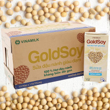 Sữa đậu nành không đường Vinamilk Goldsoy 1L