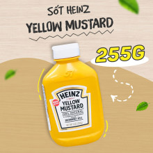 Mù tạt vàng Heinz 255g