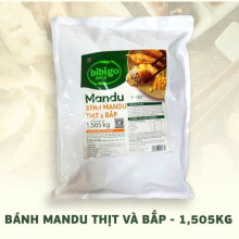 Bánh xếp Mandu CJ Bibigo nhân thịt và bắp 1505gr