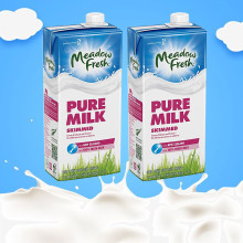 Sữa tươi tiệt trùng tách béo Meadow Fresh 1 lít