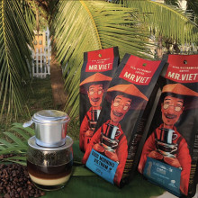 Cà phê hạt rang xay Mr. Viet 250g