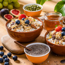 Ngũ Cốc Yến Mạch Hạnh Nhân & Hạt Chia 400gr