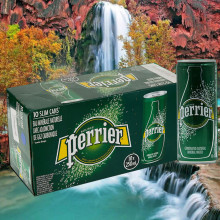 Nước khoáng có gas Perrier hương chanh xanh 250ml B130925