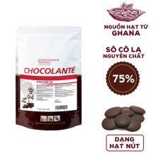 Socola nút đen nguyên chất 75% Puratos