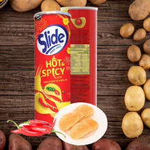 Snack khoai tây Slide Hot & Spice hộp 160g
