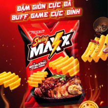 Snack vị bò nướng Swing Maxx