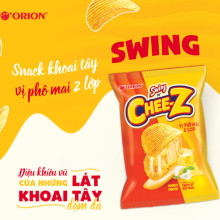 Snack phô mai 2 lớp Swing Cheez