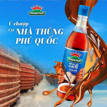 Nước mắm cá cơm Thuận Phát 40 độ đạm 490ml