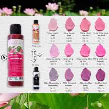 Màu thực phẩm hồng cánh sen Unicorn 210gr