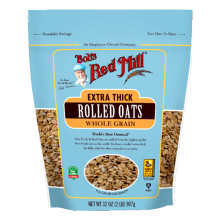 Yến mạch cán dày Bob's Red Mill Extra Thick Rolled Oats 907g