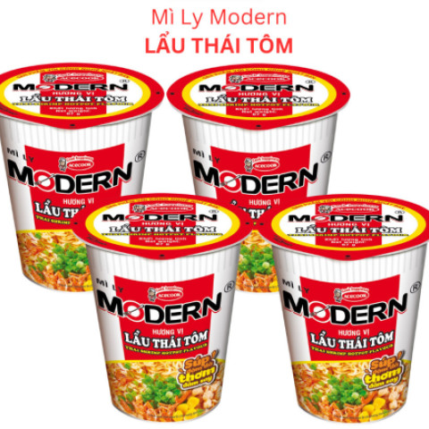 Mì Modern lẩu Thái tôm ly 65g