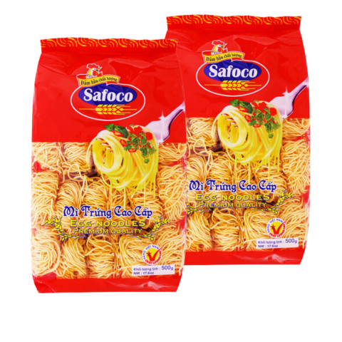 Mì trứng cao cấp Safoco 500g
