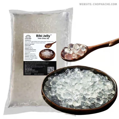 Thạch trân châu trắng 3Q gói 2kg