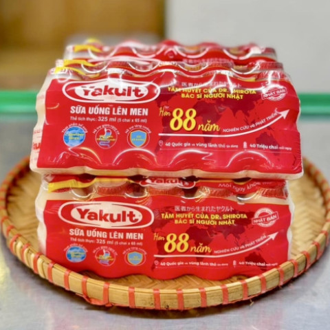 Sữa uống lên men Yakult lốc 5 chai 65ml