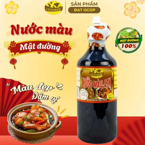 Nước Màu Mật Đường A Tuấn Khang 600g
