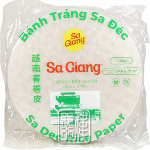 Bánh tráng gỏi cuốn Sa Giang 22cm 340g