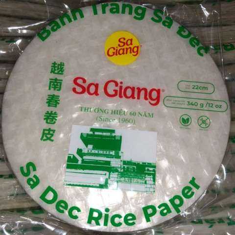 Bánh tráng gỏi cuốn Sa Giang 22cm 340g