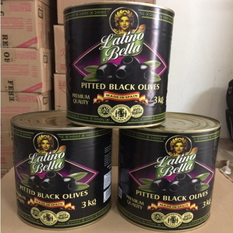 Quả Ô Liu Đen Tách Hạt Latino Bella 3KG F122171