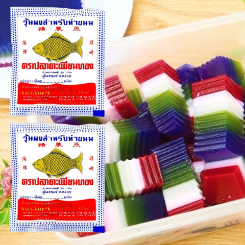 Bột Rau Câu Giòn Con Cá Vàng 25g