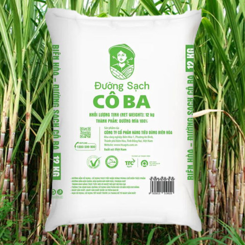 Đường trắng Cô Ba bao 12kg
