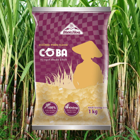 Đường Phèn Vàng Cô Ba 1kg