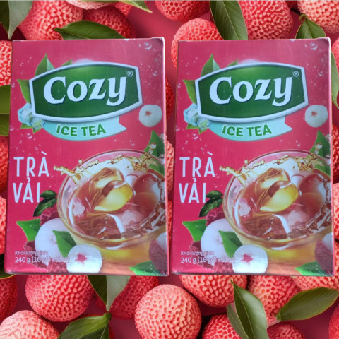 Trà vải Cozy Ice Tea 240g (16 gói x 15g)