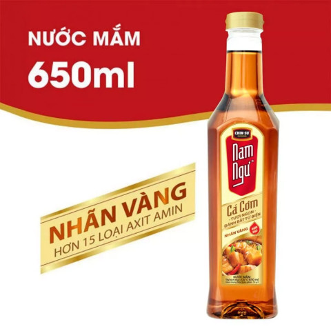 Nước mắm Nam Ngư Nhãn Vàng 650ml