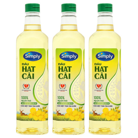 Dầu hạt cải nguyên chất Simply 1L