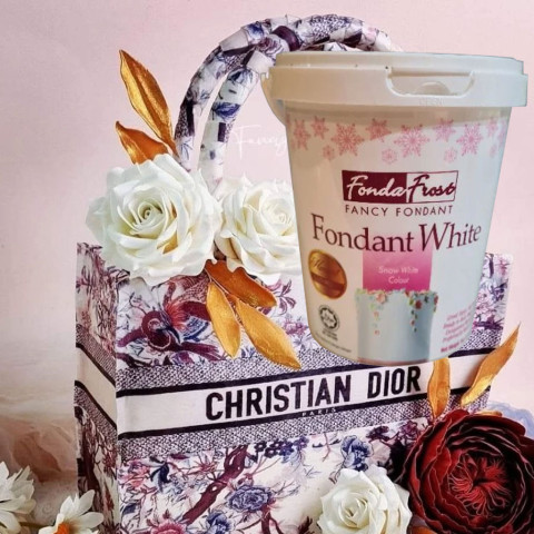 Kẹo đường mềm trắng Fancy Frost Fondant White 1kg