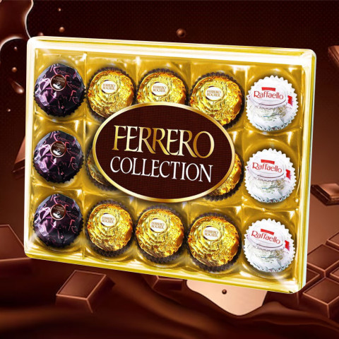 Socola và kẹo hỗn hợp Ferrero Collection 162g