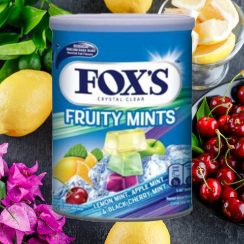 Kẹo FOX'S Fruity Mints 180g trái cây bạc hà