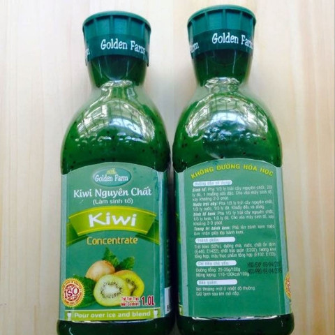 Sinh tố Kiwi Golden Farm 1 lít