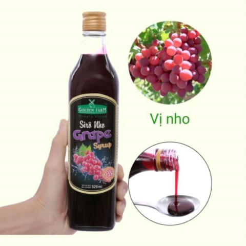 Siro nho Golden Farm Grape Syrup 520ml