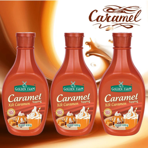 Sốt Caramel Golden Farm 630g
