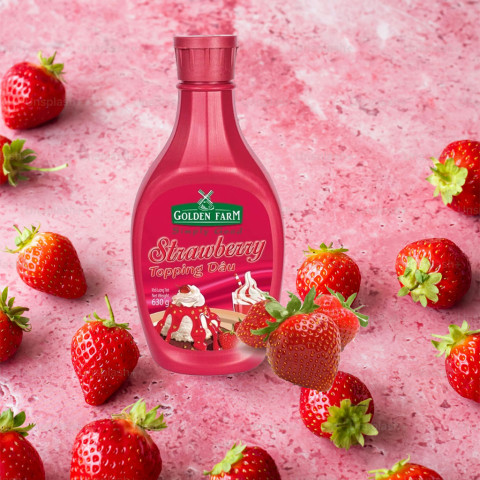Sốt Dâu Golden Farm Strawberry 630g