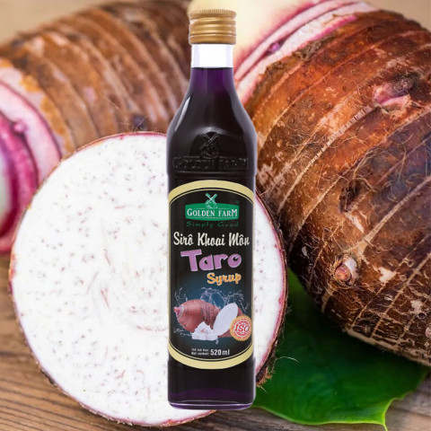 Sirô  khoai môn Golden Farm Taro Syrup 520ml