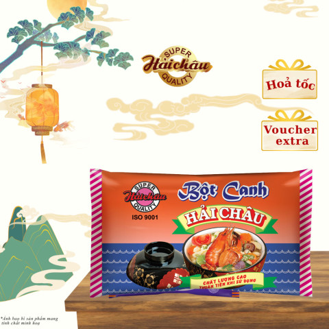 Bột canh không i-ốt Hải Châu 190g