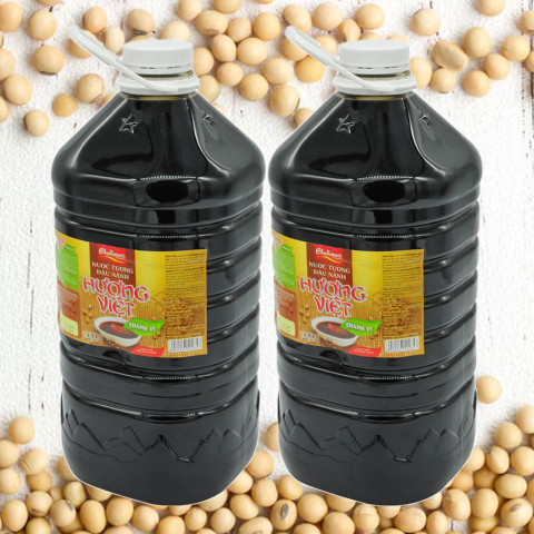 Nước tương đậu nành Hương Việt thanh vị 4,9 lít