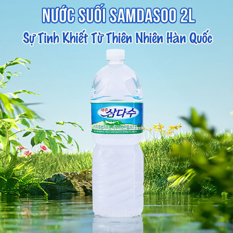 Nước Khoáng Thiên Nhiên Jeju Samdasoo 2 lít