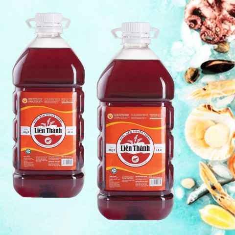 Nước mắm Liên Thành 4 lít 40g Protein/lít