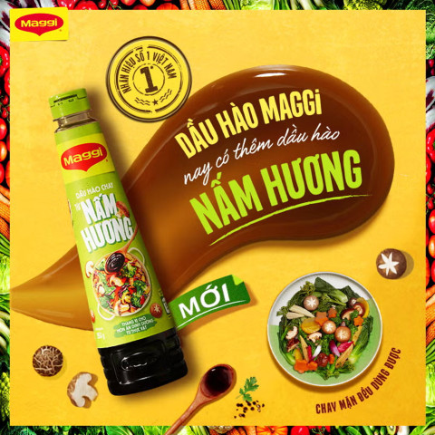 Dầu hào chay Maggi nấm hương 820g