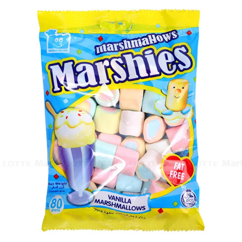 Kẹo xốp hương vani Marshies Vanilla Marshmallows 80g