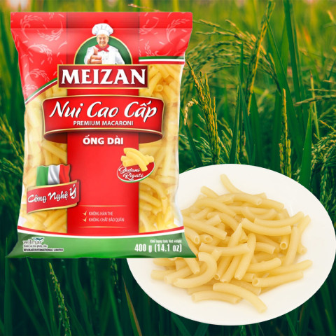 Nui gạo cao cấp ống dài Meizan 400g