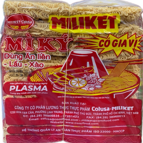 Mì ký Miliket gói 16 miếng