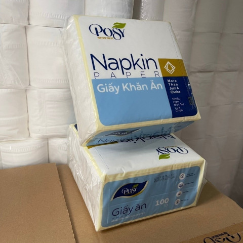 Khăn giấy vuông Napkin gói 80 tờ x 40