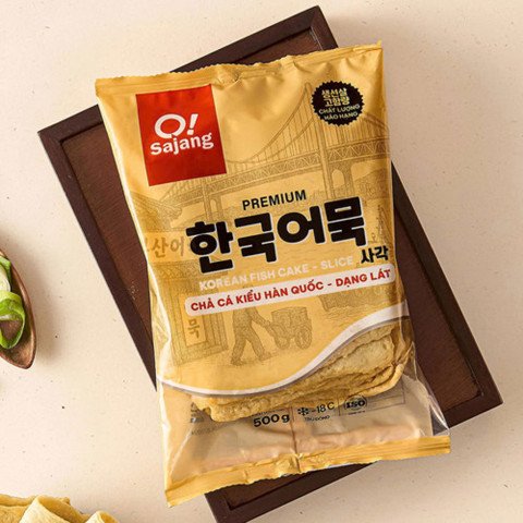 Chả Cá Kiểu Hàn Quốc Dạng Lát O! Sajang 500g