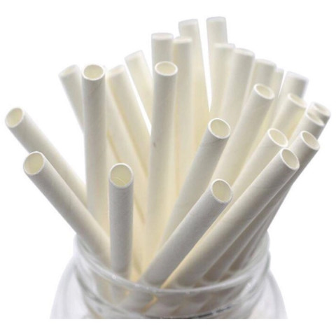 Ống hút bi trắng nhỏ