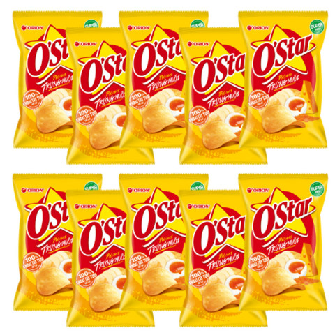 Snack khoai tây vị phô mai trứng muối O'Star 56g