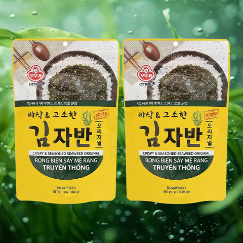 Rong biển sấy mè rang truyền thống Ottogi 30g